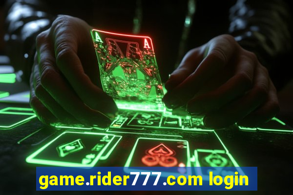 game.rider777.com login